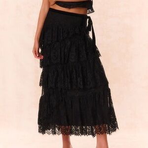 Merado Lace Maxi Skirt Love Shack Fancy - New